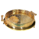 Golden Plateau Doré Artisanal 50cm-55cm