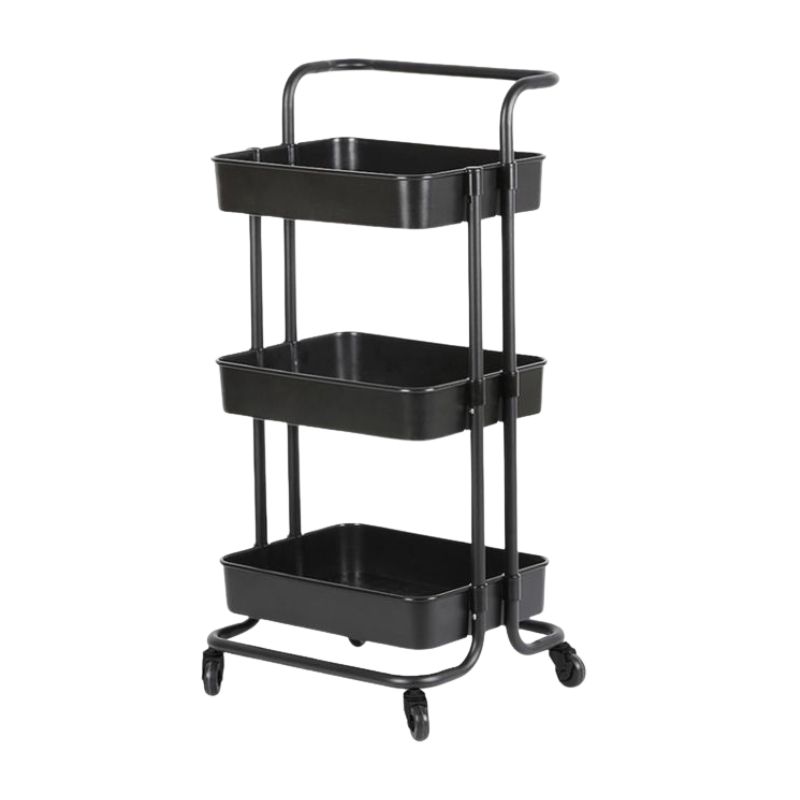Chariot à Roulettes 3 Niveaux – Rangement Mobile pour Cuisine & Salle de Bain