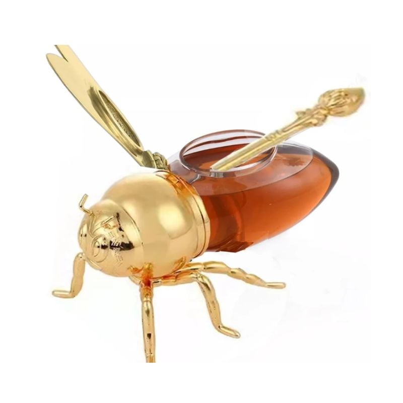 Distributeur à Miel en Forme d’Abeille
