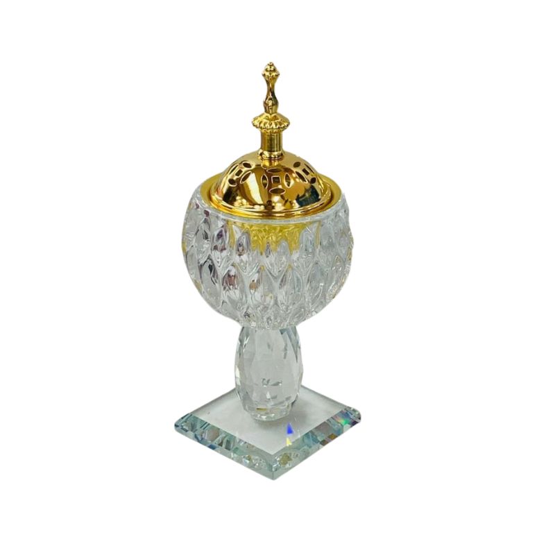 Brûleur d’Encens en Cristal – Élégance & Sérénité