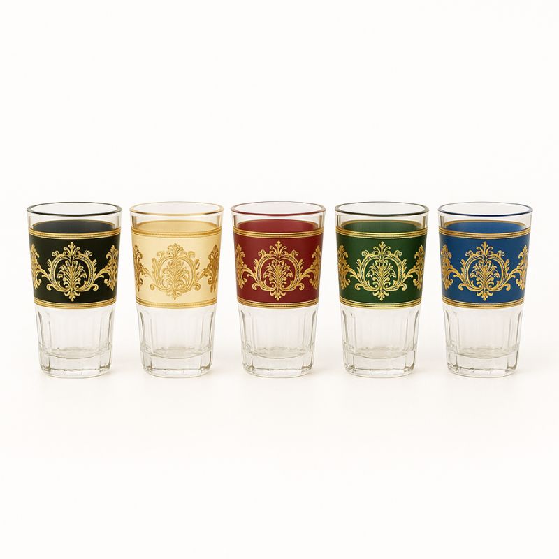 Ensemble de 12 Verres à Thé Marocains