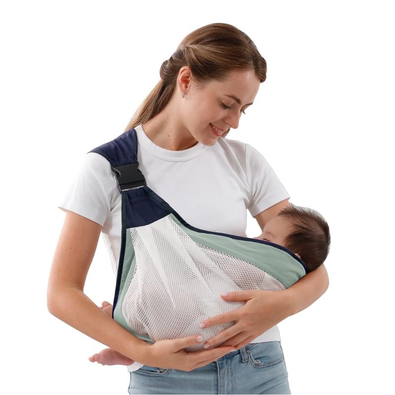 Porte-Bébé Portable Respirant en Tissu Maille 3D