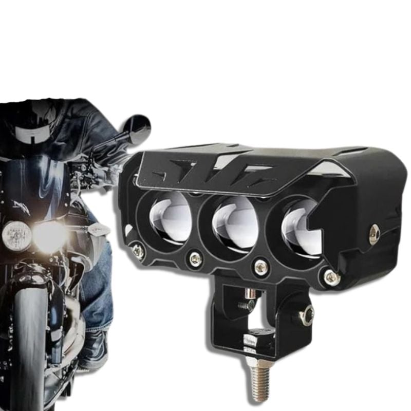 Mini Projecteur LED Auxiliaire pour Motos