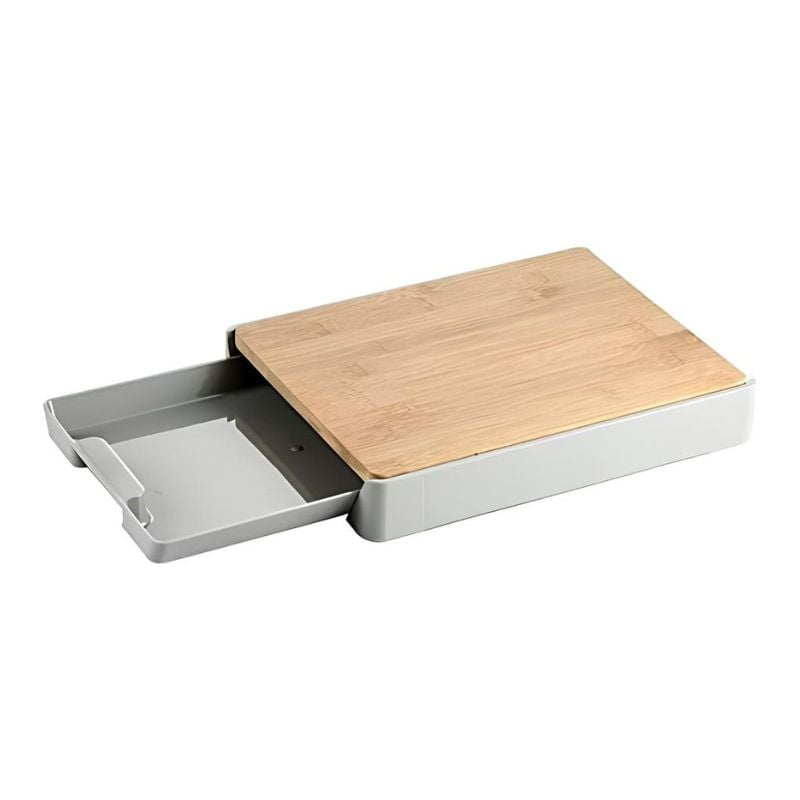 Planche à Découper avec Tiroir de Rangement