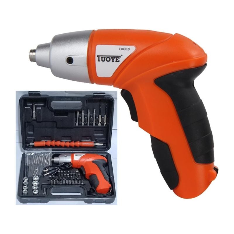 Mini Perceuse à Main Rechargeable 4V avec 45 Accessoires