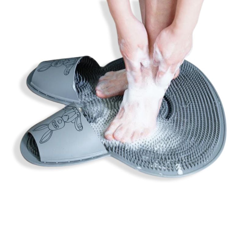 2 Tapis de Massage pour Pieds en Silicone