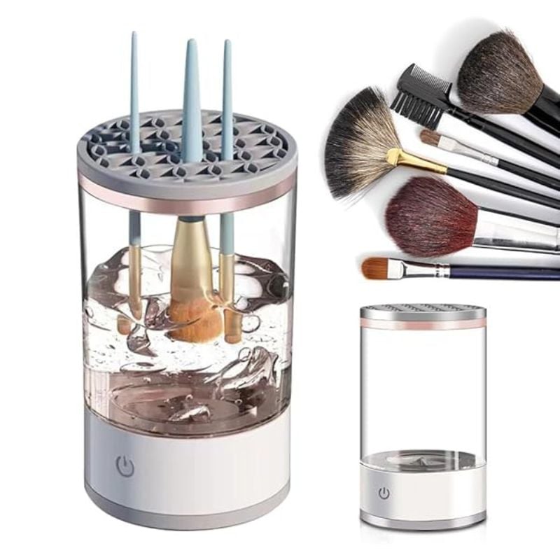 Nettoyeur Automatique de Pinceaux de Maquillage Électrique