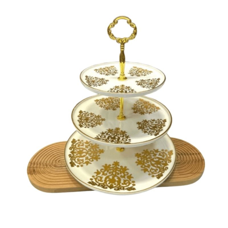 Présentoir à Gâteaux Royal – Design Motif Amira