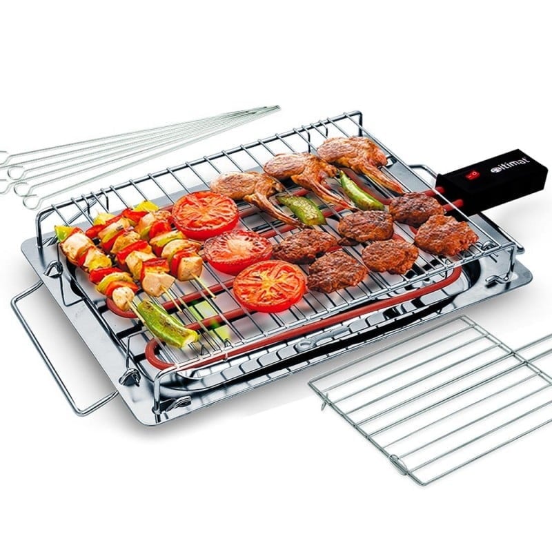 Grill électrique 6 brochettes