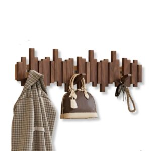 Porte-manteau Mural Créatif en Bois
