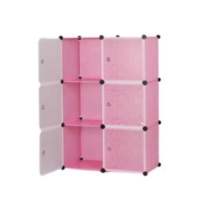 Clinson OrgaCube™ – Armoire de Rangement Modulable avec Penderie Intégrée