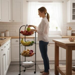 Clinson EazyRack™ – Présentoir à 4 Paniers Métalliques