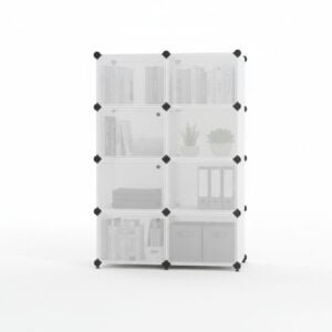 Clinson Modular™ – Armoire Design 8 Compartiments avec Portes Premium