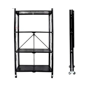 Folding Rack™ – Étagère Métallique Pliable à 4 Niveaux