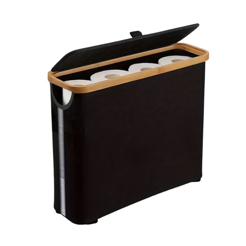 SoftNest – Panier de Rangement en Tissu avec Couvercle